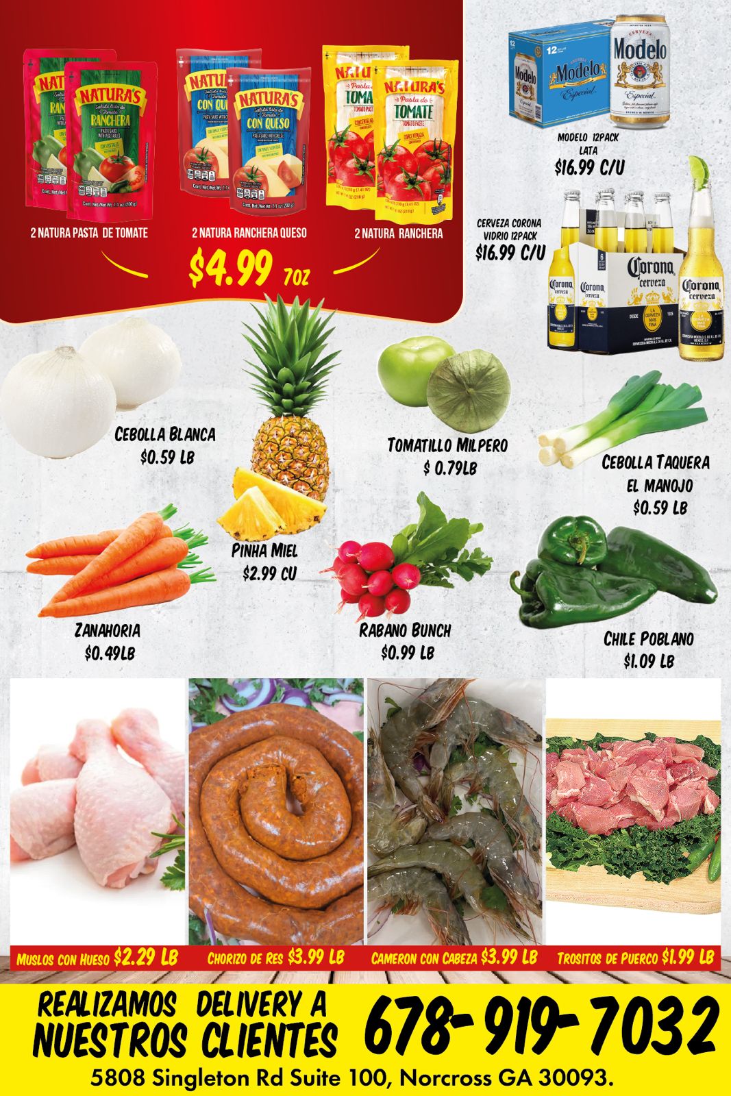 Buffet a 7.99 en El Agave Supermercados
